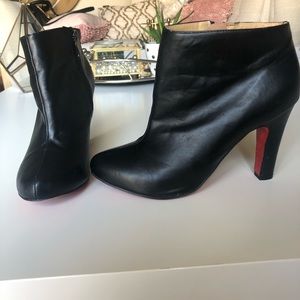 Christian Louboutin Black bootie heels